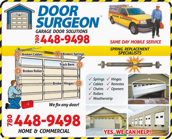 Door Surgeon | 17812 118 Ave NW, Edmonton, AB T5S 2W3, Canada | Phone: (780) 448-9498