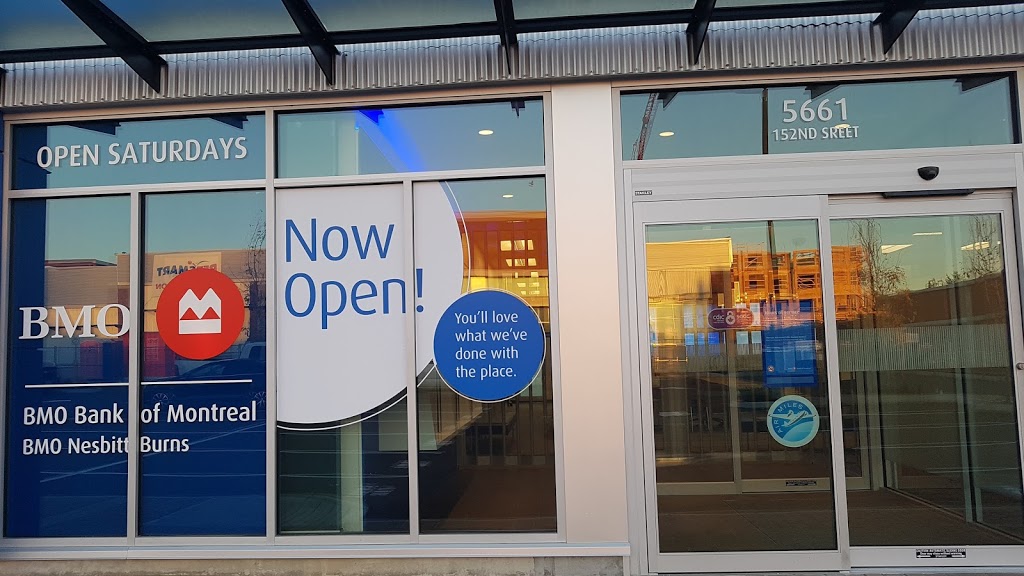 BMO Bank of Montreal | 5661 152 St, Surrey, BC V3S 0A1, Canada | Phone: (778) 303-9881