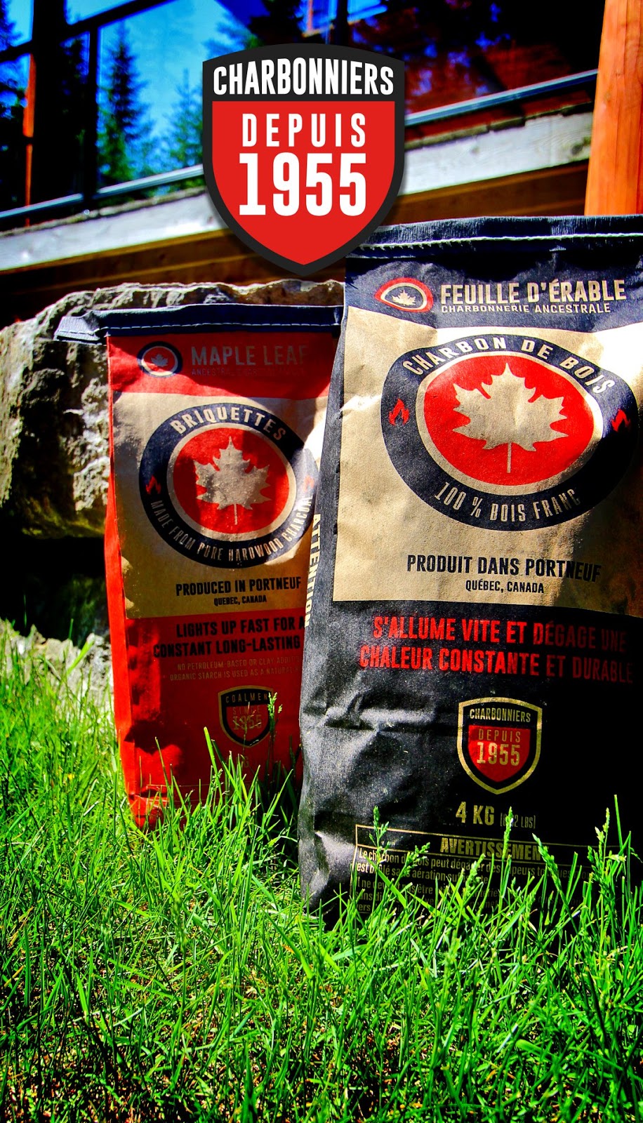 Feuille dÉrable Charbonnerie Ancestrale - Maple Leaf Charcoal | 168 Rang Ste Anne N, Sainte-Christine-dAuvergne, QC G0A 1A0, Canada | Phone: (418) 329-2977