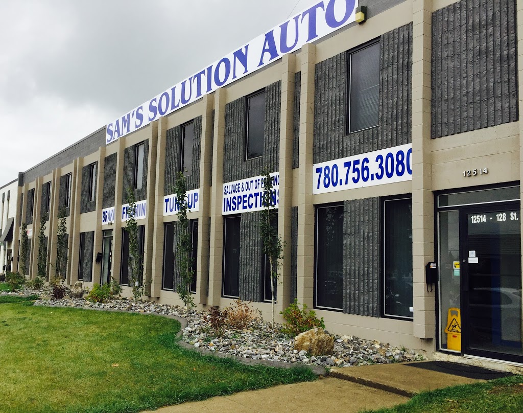 Sams Solution Auto Ltd | 12514 128 St NW, Edmonton, AB T5L 1C8, Canada | Phone: (780) 756-3080