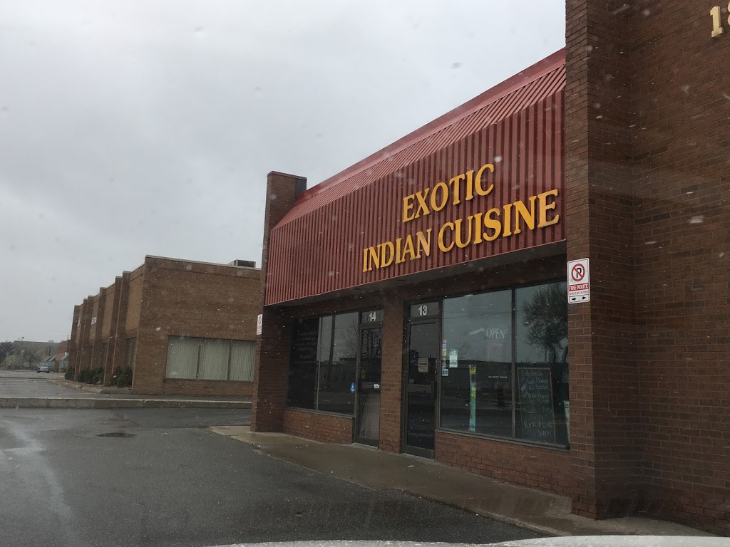 Exotic Indian Cuisine | 1850 Albion Rd #13, Etobicoke, ON M9W 5T2, Canada | Phone: (416) 798-4449