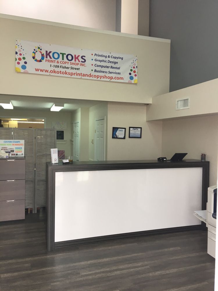 Okotoks Print & Copy Shop Inc. | Box 339, 1-109 Fisher St, Okotoks, AB T1S 1A6, Canada | Phone: (403) 995-2200