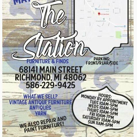 The Station Furniture and Finds | 68141 Main St, Richmond, MI 48062, USA | Phone: (586) 229-9425