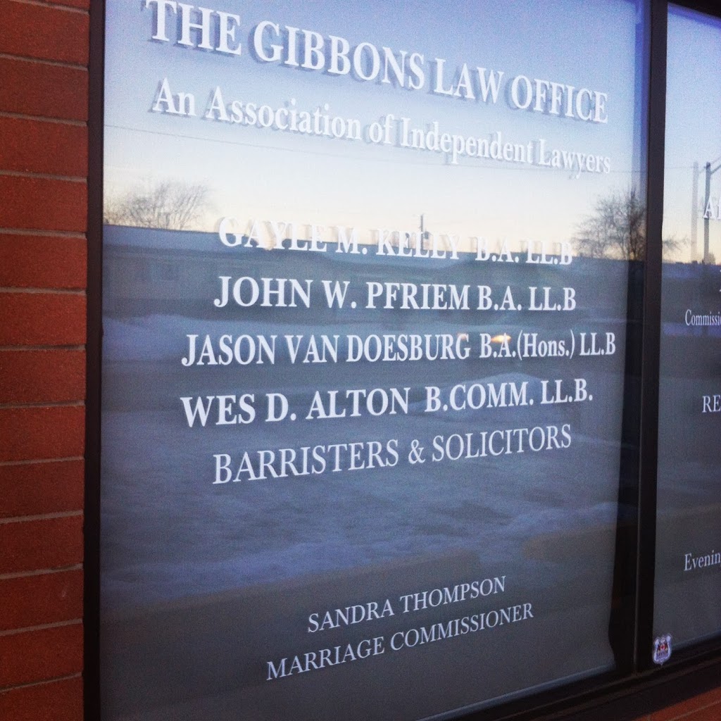 The Gibbons Law Office | 5018 48 St, Gibbons, AB T0A 1N0, Canada | Phone: (780) 923-3446