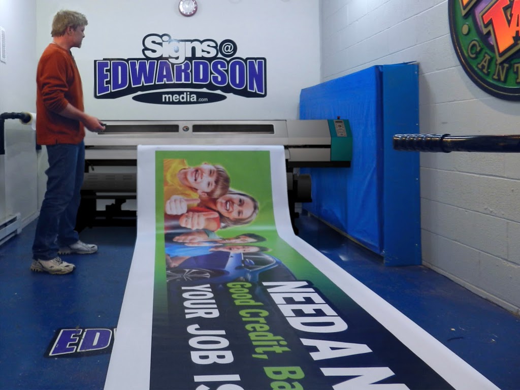Edwardson Media - Custom Sign Shop | 74 Charles Best Pl, Kitchener, ON N2M 5A3, Canada | Phone: (226) 750-7770