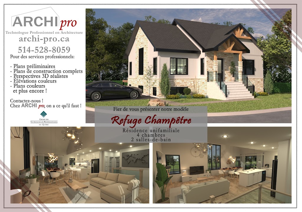 ARCHI pro | 432 des Bouleaux, Beauharnois, QC J6N 3T8, Canada | Phone: (514) 528-8059