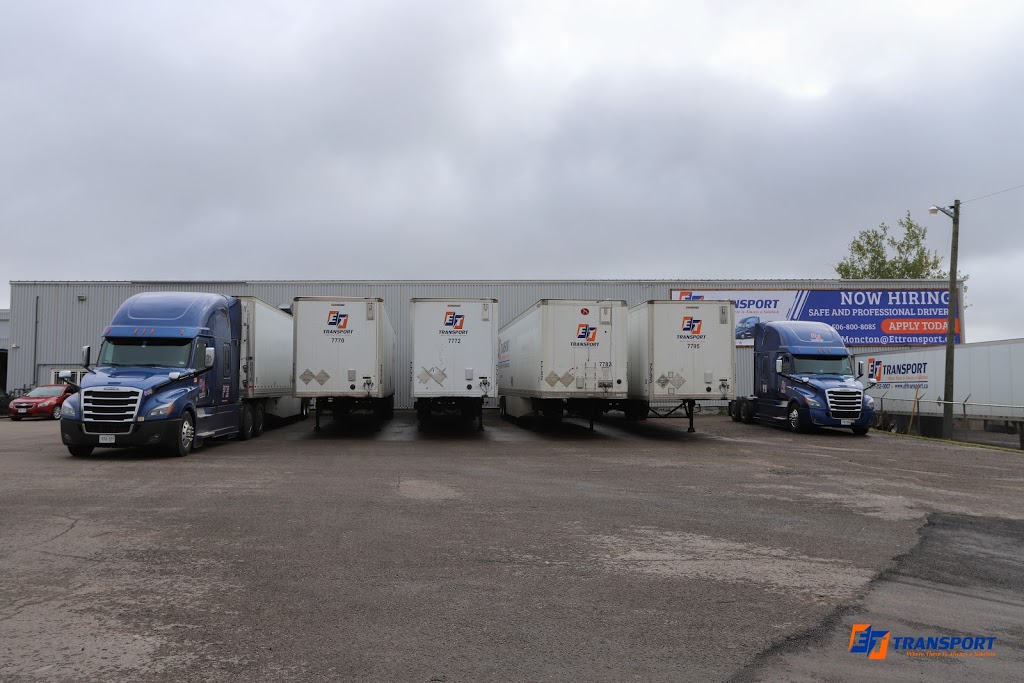 ET Transport | 161 Caledonia Rd, Moncton, NB E1H 3C7, Canada | Phone: (506) 800-8085