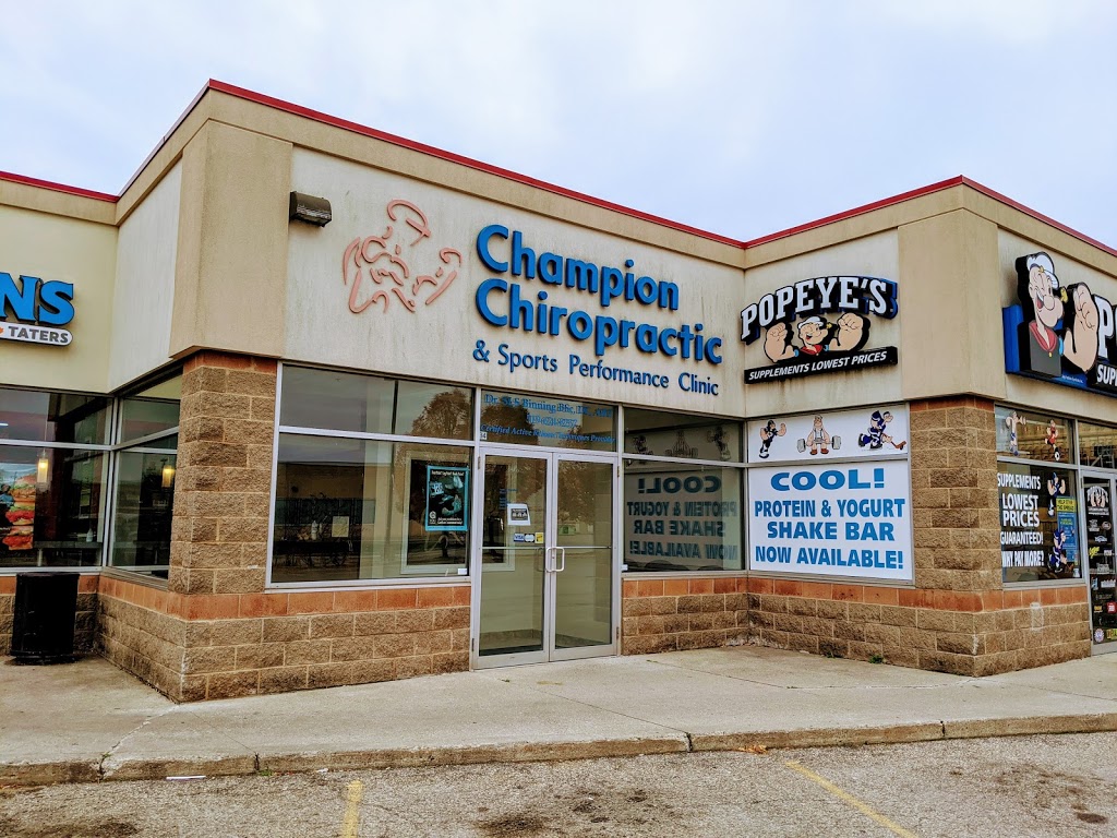 Champion Chiropractic Sports Performance | 580 Hespeler Rd b4, Cambridge, ON N1R 6J8, Canada | Phone: (519) 624-8257