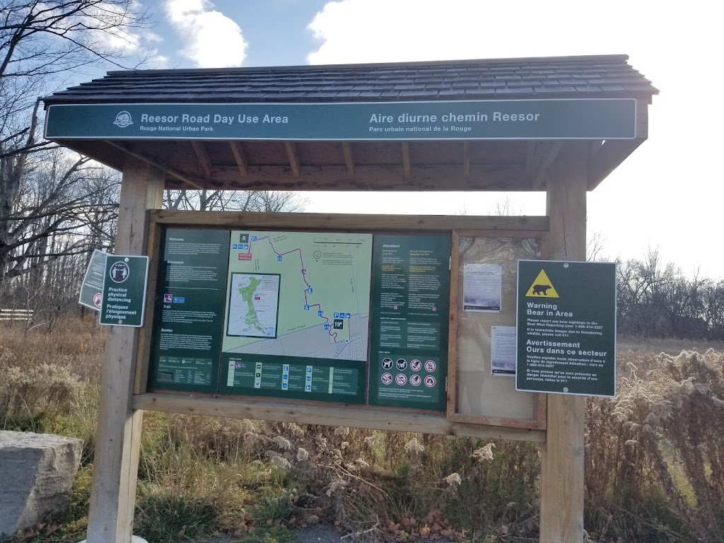 Rouge National Urban Park, Reesor Road Day Use Area, Parking Lot | 7445 Elgin Mills Rd E, Markham, ON L6B 1A8, Canada | Phone: (416) 264-2020