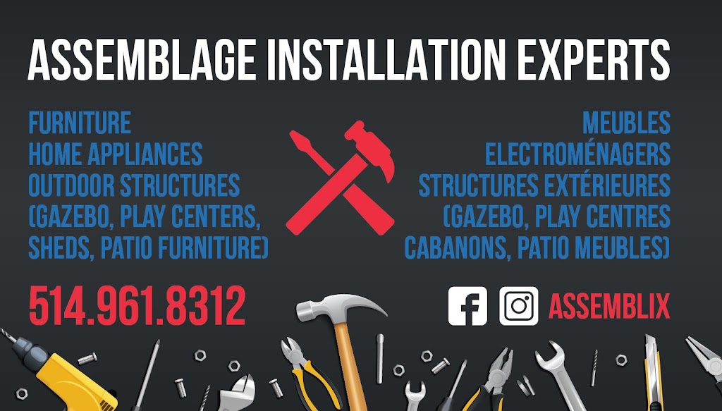 Assemblix Inc | Rue Raymond, Pierrefonds, QC H8Z 2X4, Canada | Phone: (514) 961-8312