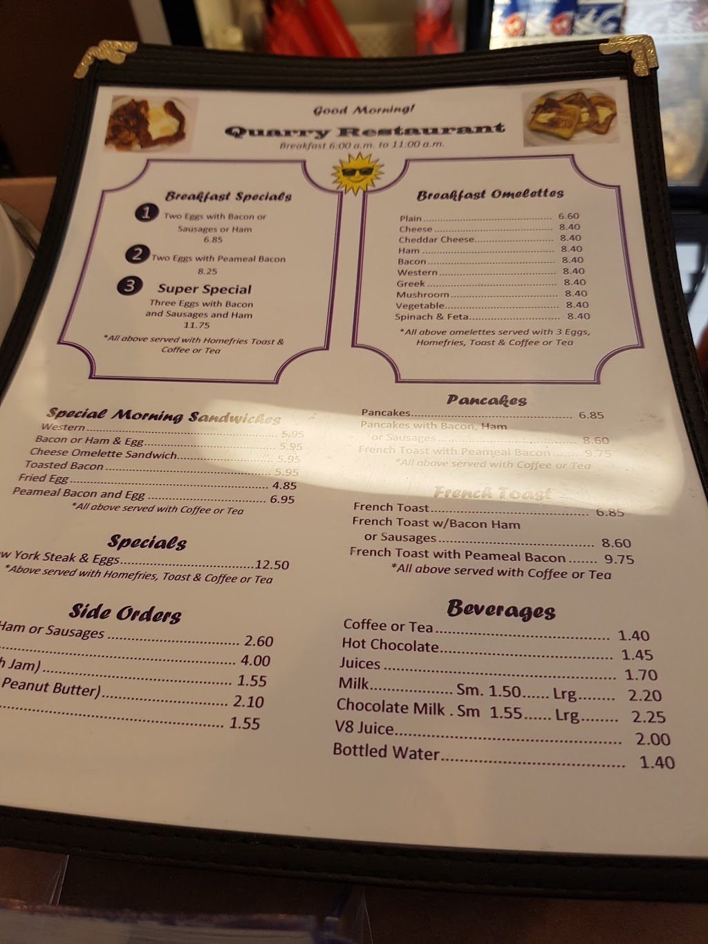 Quarry Restaurant | 567 ON-5, Dundas, ON L9H 5E2, Canada | Phone: (905) 627-0485