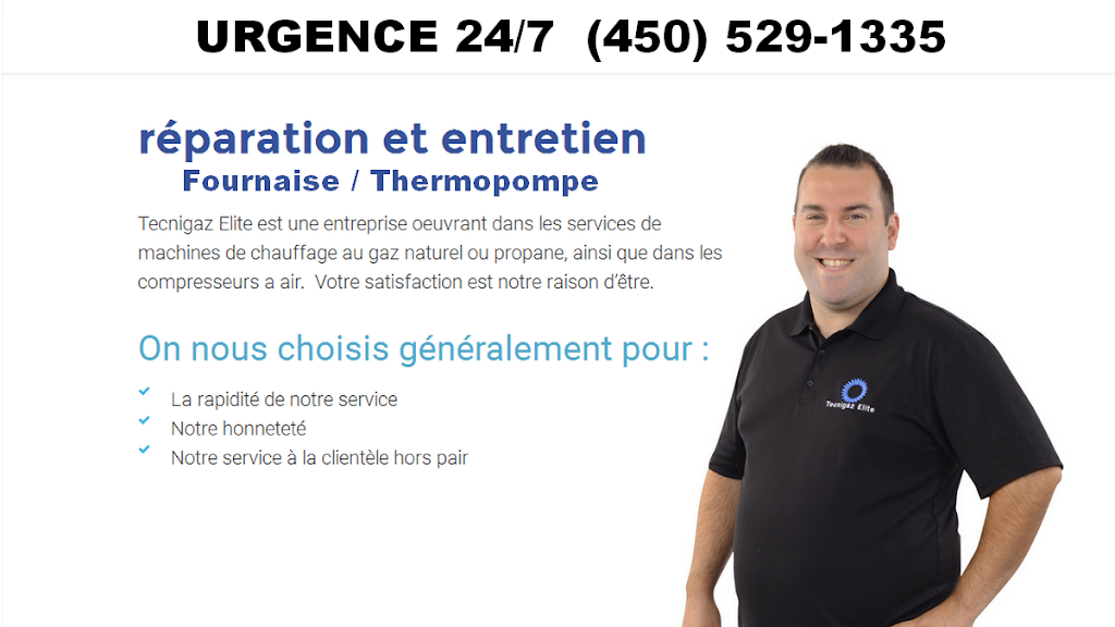 Tecnigaz Elite | 42 Rue Mansart, Saint-Jean-sur-Richelieu, QC J2W 1L1, Canada | Phone: (450) 358-8375