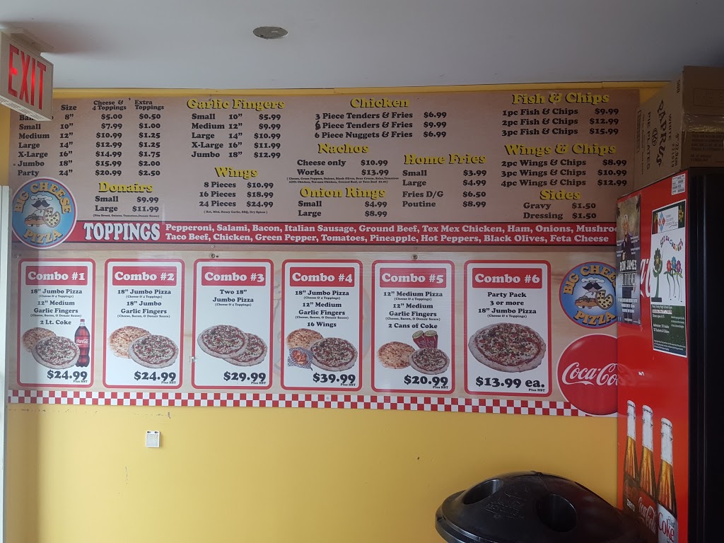 Big Cheese Pizza | 1234 Torbay Rd, Torbay, NL A1K 1A4, Canada | Phone: (709) 747-2727 ext. 2