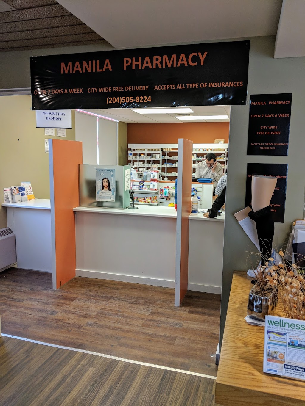 Manila Pharmacy | 1054 McPhillips St, Winnipeg, MB R2X 2K9, Canada | Phone: (204) 505-8224