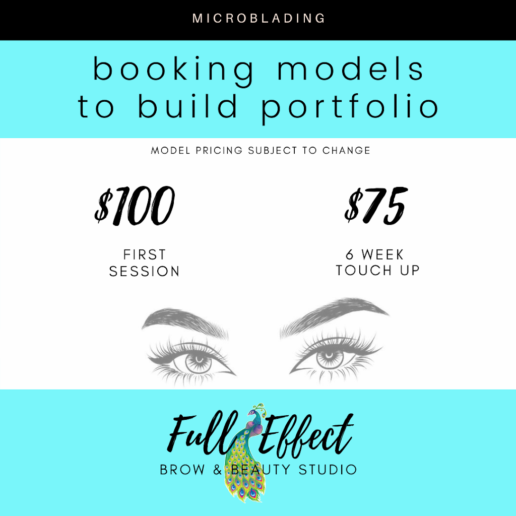 Full Effect Brow & Beauty Studio | Thomas Alton Blvd, Burlington, ON L7M 0H4, Canada | Phone: (647) 468-8280