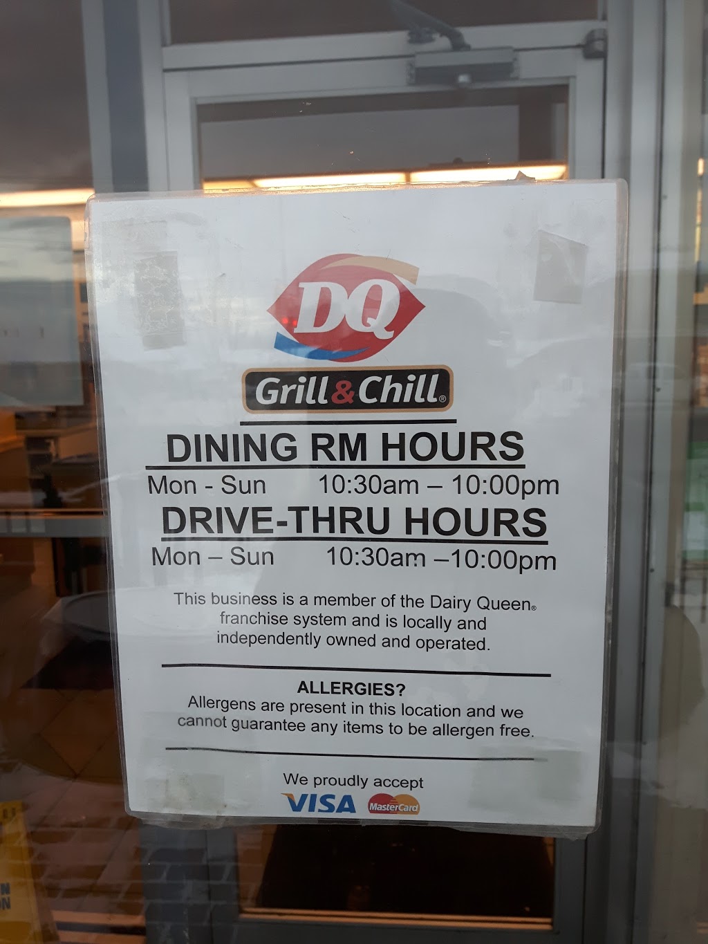 Dairy Queen | 428 Cumberland St N, Thunder Bay, ON P7A 4R1, Canada | Phone: (807) 346-0810