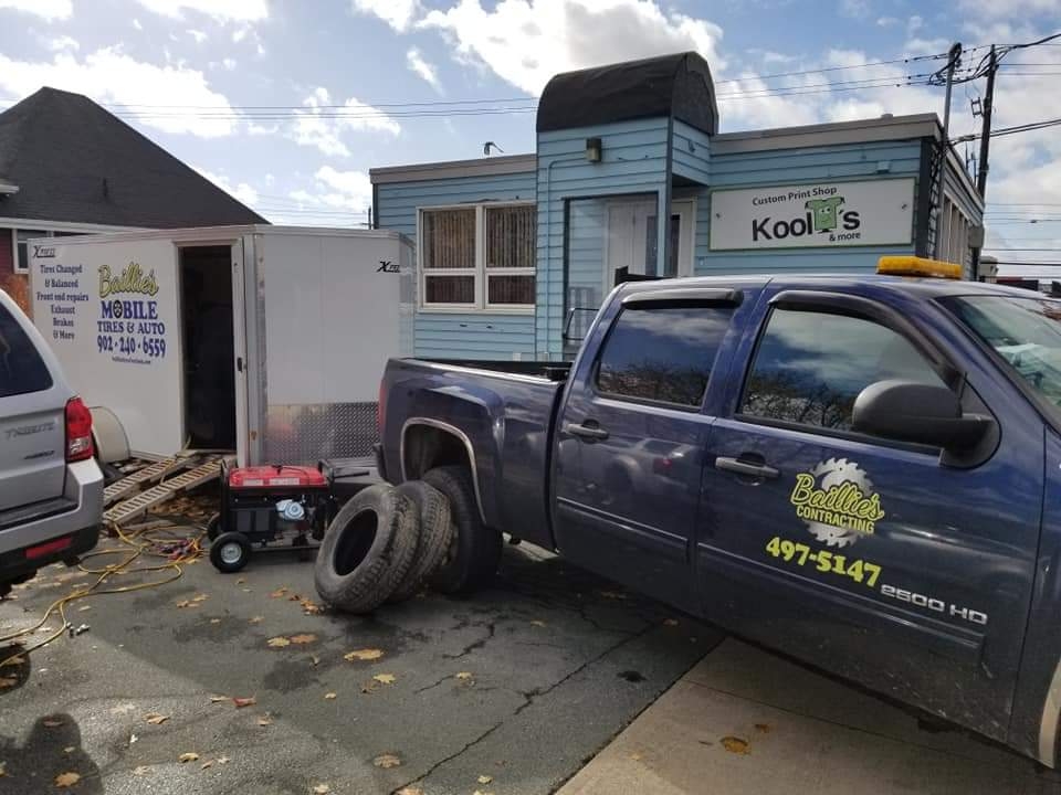 Baillies Mobile Tires & Auto | 1 Taylor Dr, Herring Cove, NS B3V 1J5, Canada | Phone: (902) 240-6559
