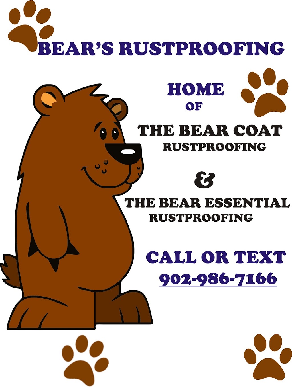 BEARS RUSTPROOFING | 217 Harmony Ridge Rd, Harmony, NS B6L 3P4, Canada | Phone: (902) 986-7166