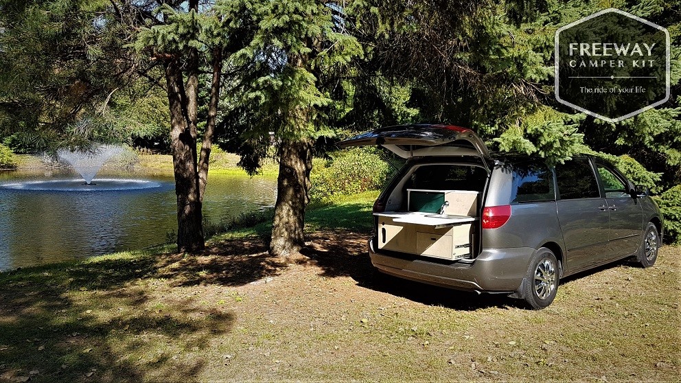Freeway camper van kit - Ensemble de camping Car Freeway | 1738 Boulevard de la Cité des Jeunes, Les Cèdres, QC J7T 1K9, Canada | Phone: (514) 979-3673