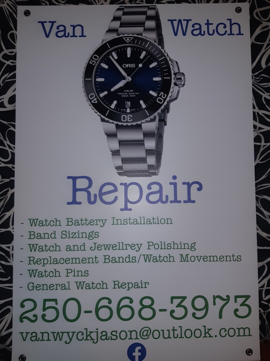 Van Watch Repair | 925 Townsite Rd, Nanaimo, BC V9S 1L9, Canada | Phone: (250) 668-3973