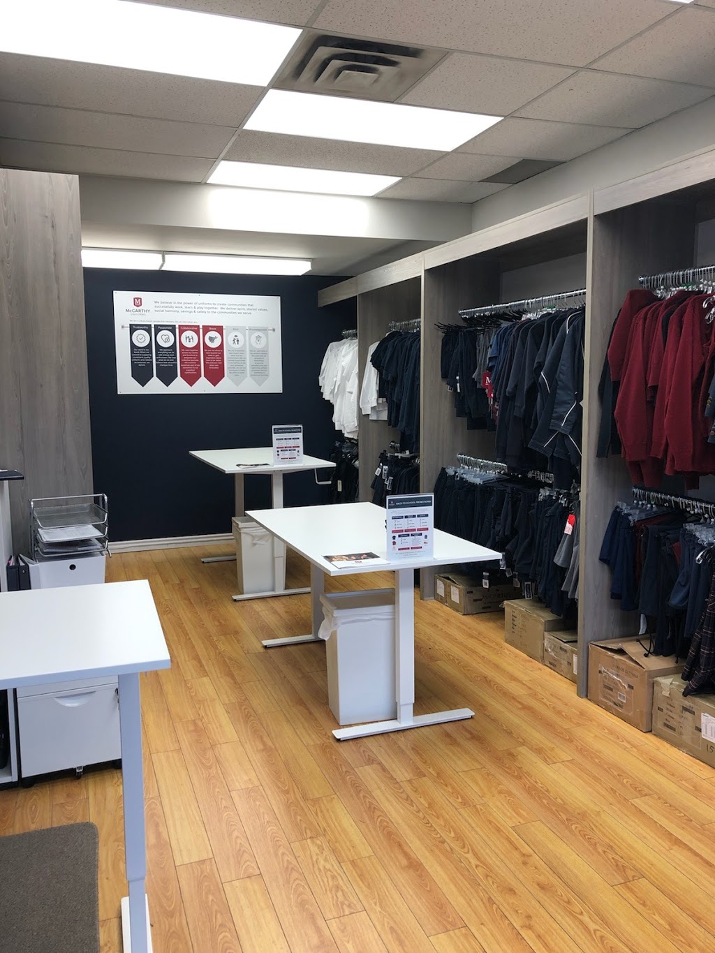 McCarthy Uniforms | 1131 Nottinghill Gate, Oakville, ON L6M 1K5, Canada | Phone: (416) 593-6900