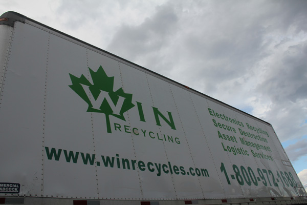 Win Recycling Inc | 14 Loyalist Dr, Brighton, ON K0K 1H0, Canada | Phone: (800) 972-1688