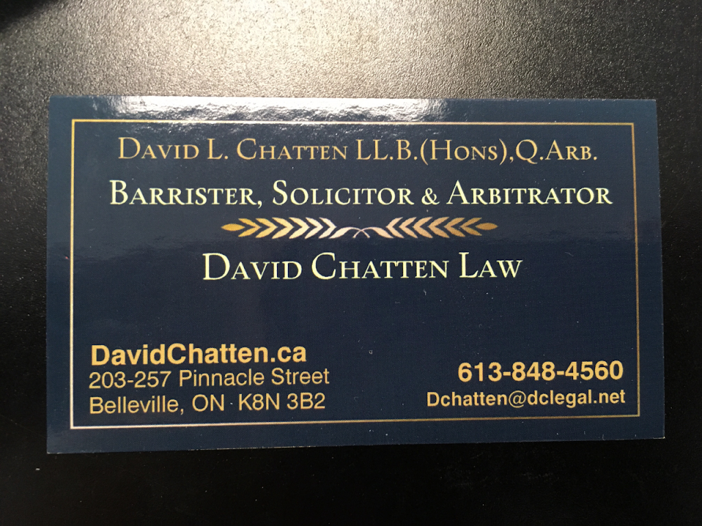 Ontario Wills Lawyer | David Chatten Law | 11 Bay Bridge Rd Second Floor, Belleville, ON K8P 3P3, Canada | Phone: (613) 848-4560
