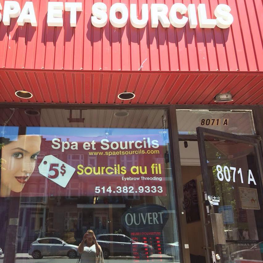 SPA ET SOURCILS | 8071 A Rue Saint-Denis, Montréal, QC H2R 2G2, Canada | Phone: (514) 382-9333