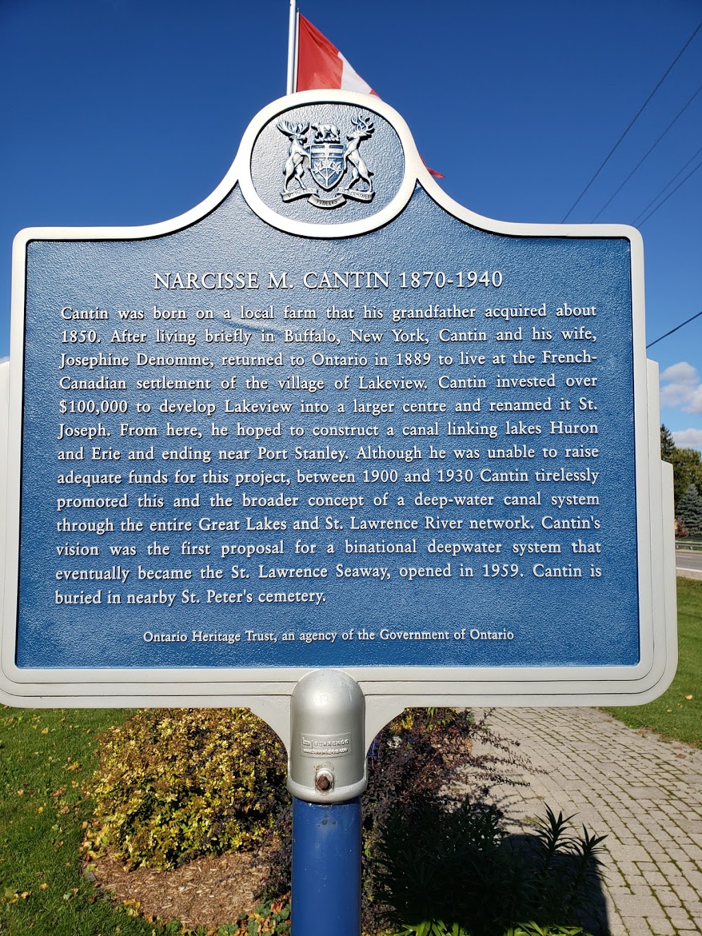 St. Joseph Memorial Park | Bluewater, ON N0M 2T0, Canada