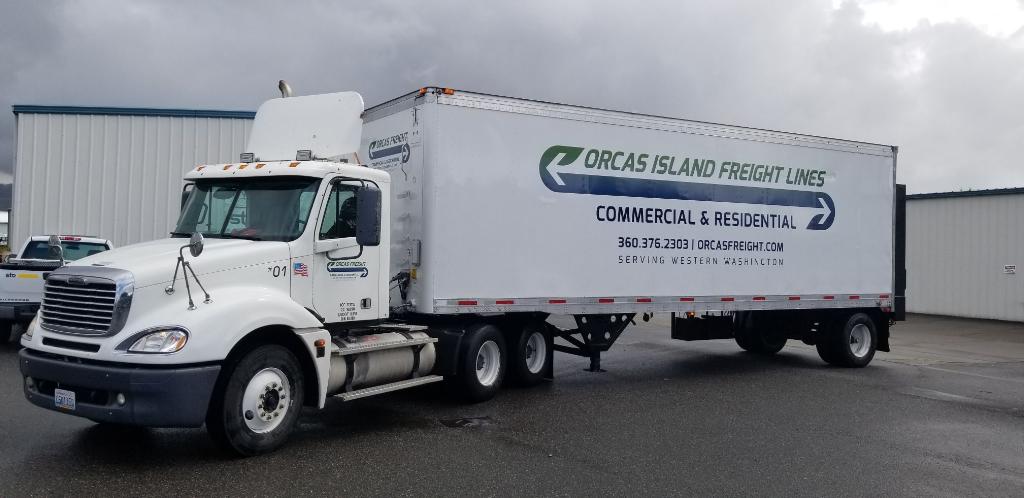 Orcas Island Freight Lines | 34 W Beach Rd B, Eastsound, WA 98245, USA | Phone: (360) 376-2303