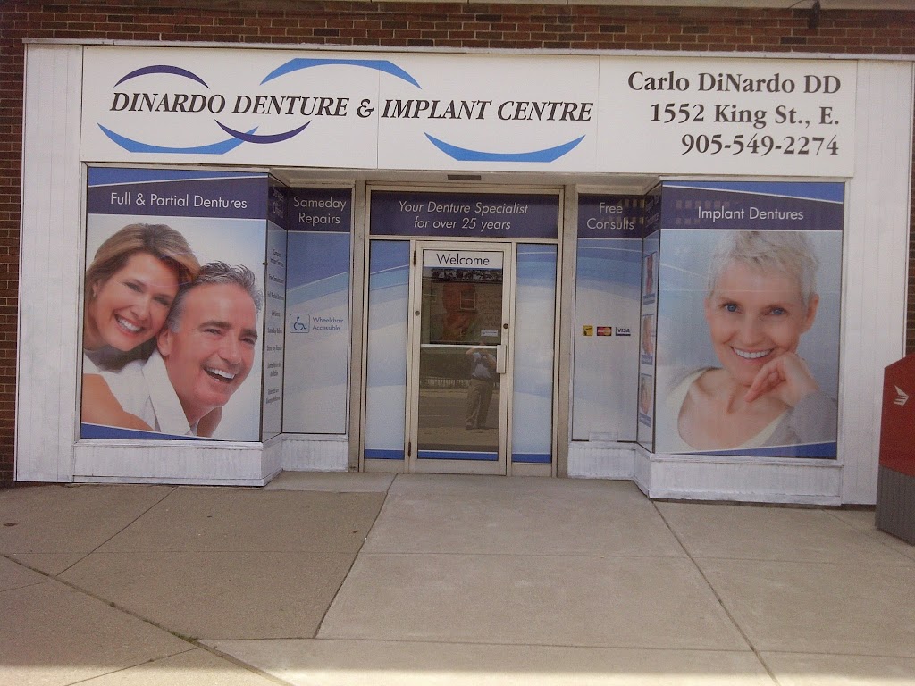 DiNardo Denture and Implant Centre | 1552 King St E, Hamilton, ON L8K 1T2, Canada | Phone: (905) 549-2274