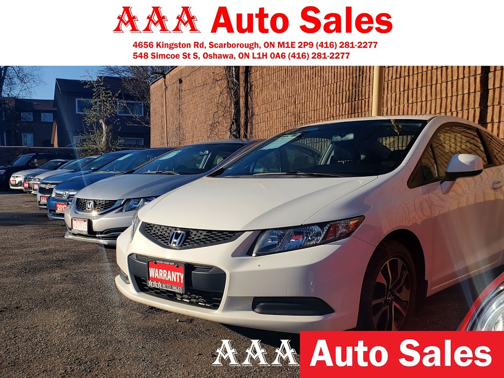 AAA Auto Sales Ltd | 4656 Kingston Rd, Scarborough, ON M1E 2P9, Canada | Phone: (416) 281-2277