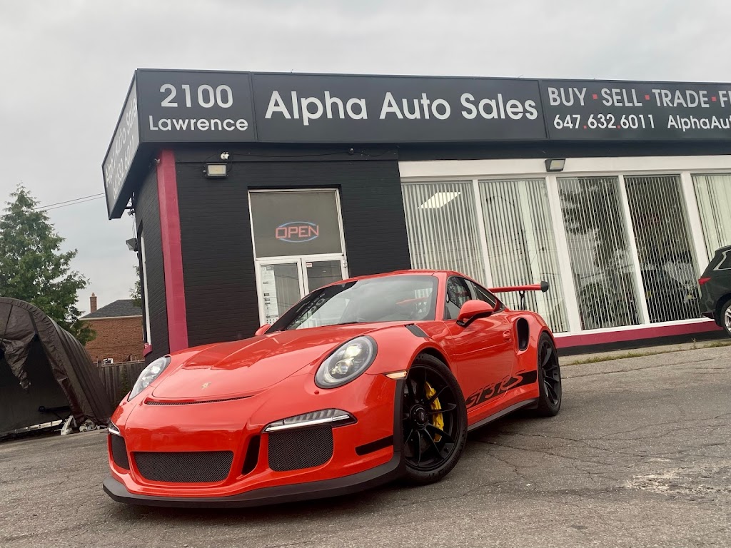 Alpha Auto Sales | 2100 Lawrence Ave E, Scarborough, ON M1R 2Z7, Canada | Phone: (647) 632-6011