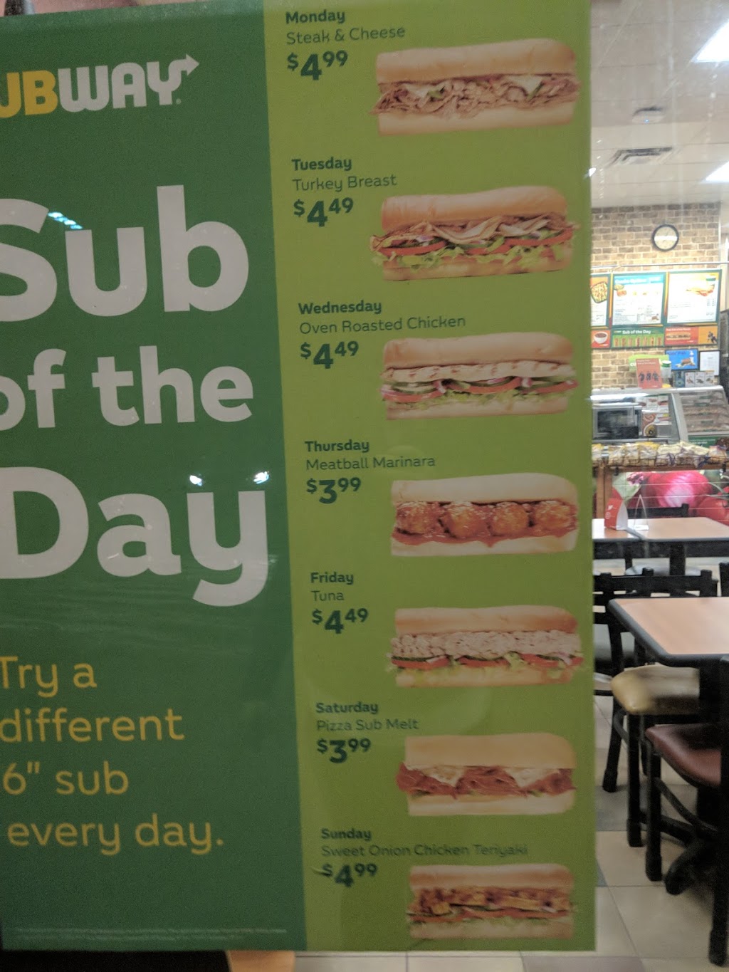 Subway | 1505 Aaron Dr #17, Pilot Butte, SK S0G 3Z0, Canada | Phone: (306) 585-3510