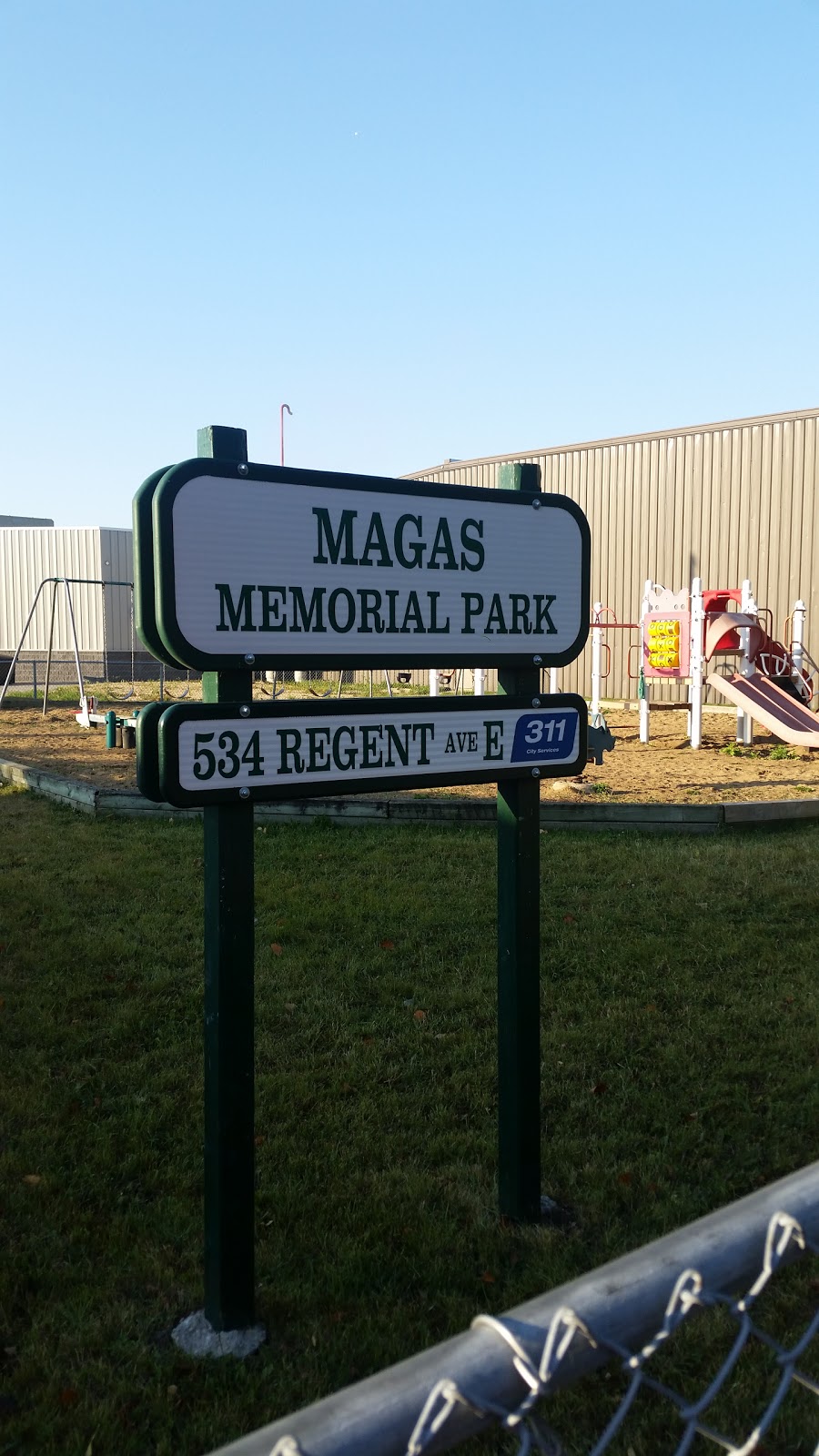 Magas Memorial Park | 534 Regent Ave E, Winnipeg, MB R2C 0E1, Canada