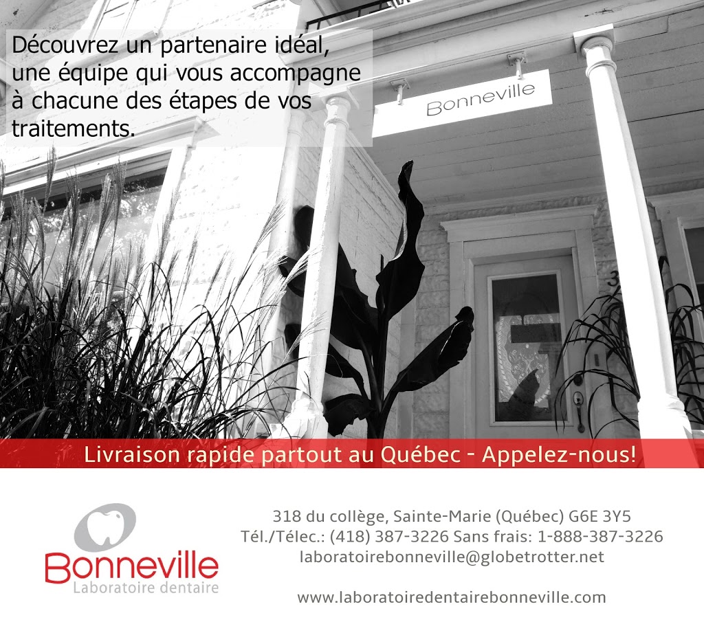 Laboratoire Dentaire Bonneville | 318 Avenue du Collège, Sainte-Marie, QC G6E 3Y5, Canada | Phone: (418) 387-3226