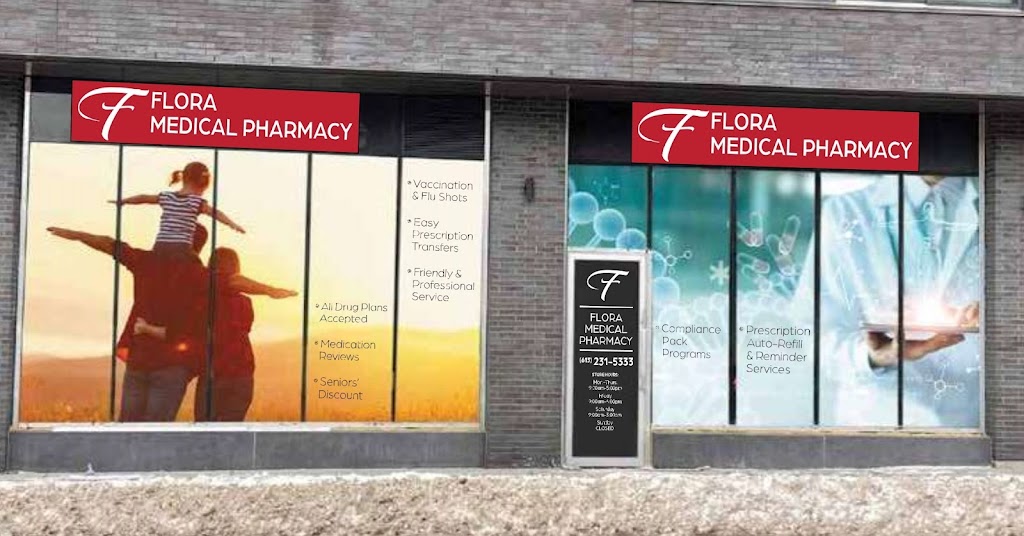 Flora Medical pharmacy | 500 Bank St unit 2, Ottawa, ON K2P 1Z4, Canada | Phone: (613) 231-5333