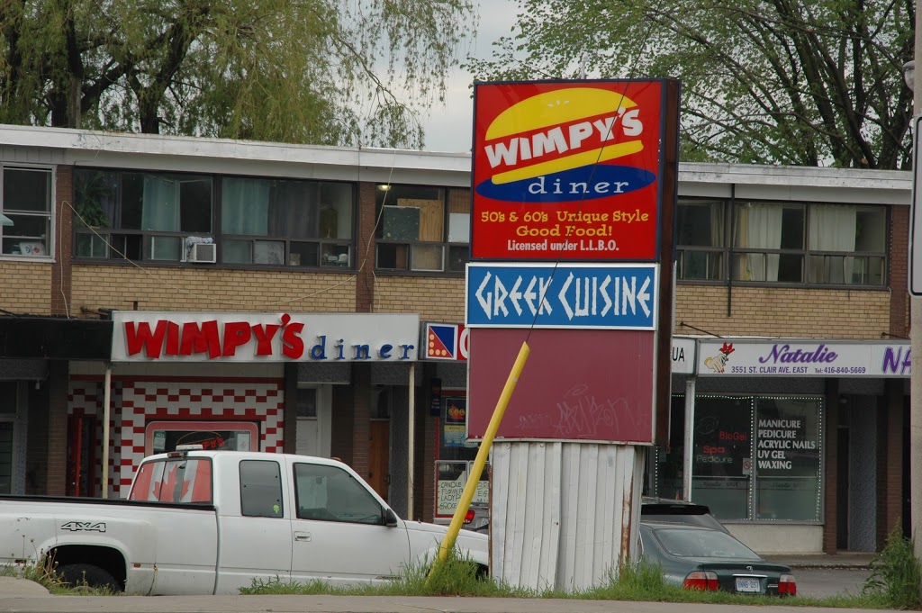 Wimpys Diner | 3555 St Clair Ave E, Scarborough, ON M1K 1L6, Canada | Phone: (416) 261-9584