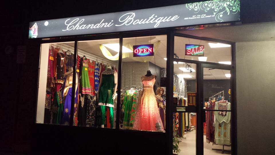 Chandni Boutique | clothing store | 4800 Sheppard Ave E #119, Scarborough, ON M1S 4N5, Canada | 6477130739 OR +1 647-713-0739