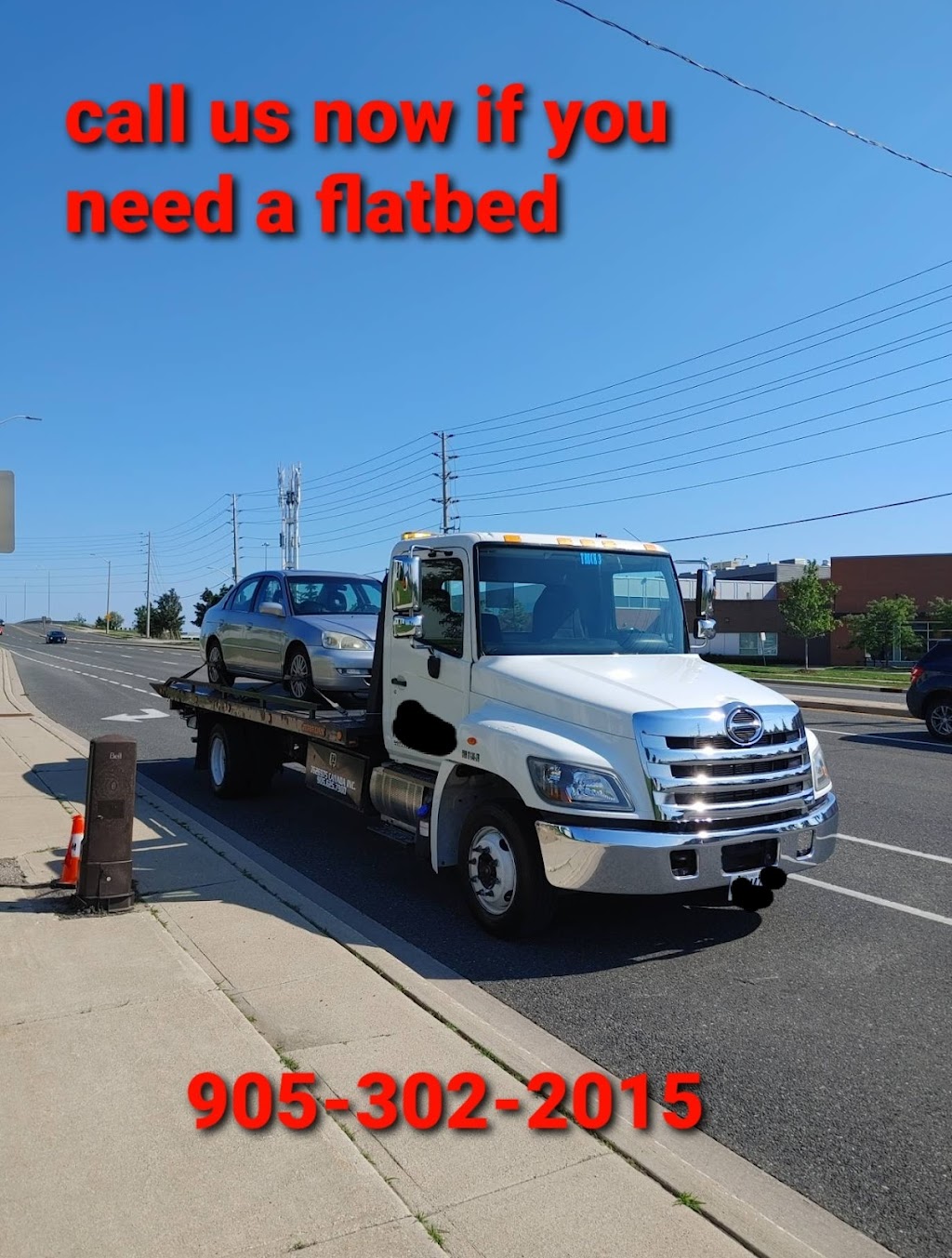 Mr Flatbed Towing north | 49 Glenora Crescent, Brampton, ON L6S 1E1, Canada | Phone: (905) 302-2015