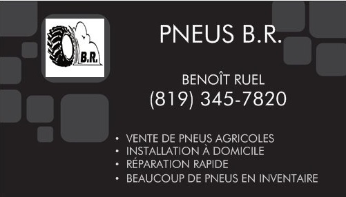 Pneus B.R. Inc | 143 Chemin Lessard, Coaticook, QC J1A 2S2, Canada | Phone: (819) 345-7820