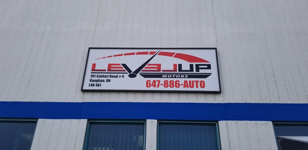 Level Up Motors | car dealer | 191 Caldari Rd unit 4, Concord, ON L4K 4A1, Canada | 6478862886 OR +1 647-886-2886