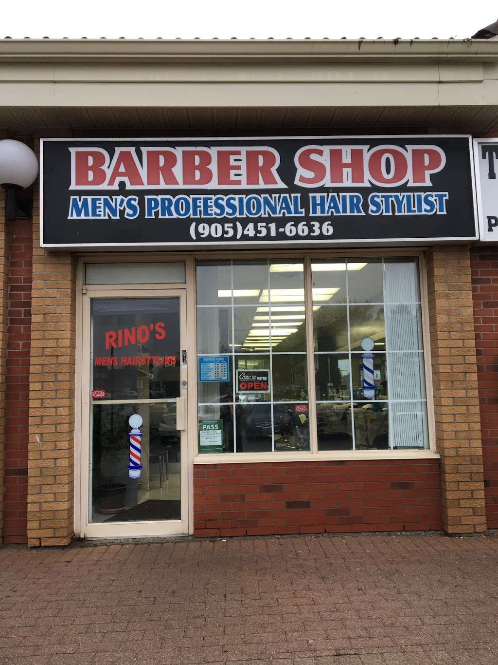 Rinos Barber Shop | hair care | 860 N Park Dr, Brampton, ON L6S 4N5, Canada | 9054516636 OR +1 905-451-6636