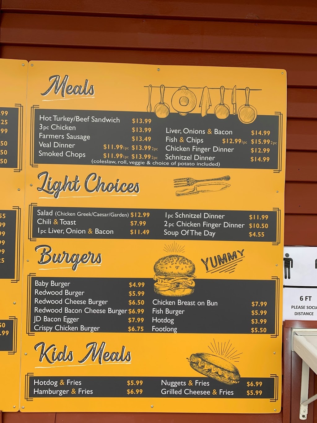 Redwood Restaurant | Elora St, Clifford, ON N0G 1M0, Canada | Phone: (519) 327-8738