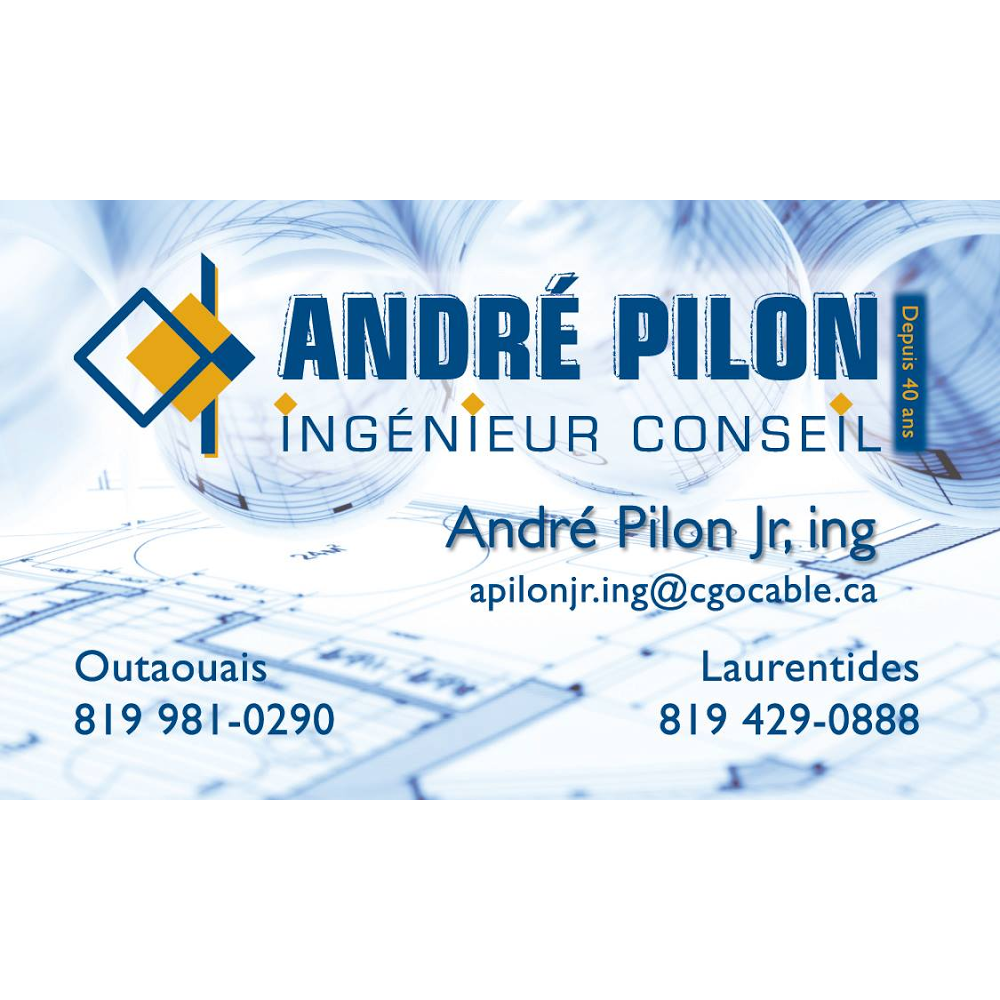 André Pilon Ingénieur Conseil | 214 QC-323, Brébeuf, QC J0T 1B0, Canada | Phone: (819) 429-0888