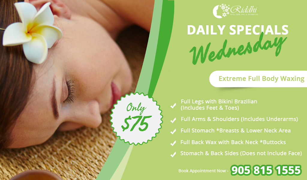 Riddhi Skin Care Spa & Esthetics | 627 Lyons Ln b5, Oakville, ON L6J 5Z7, Canada | Phone: (905) 456-9555