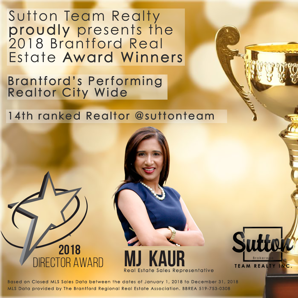 MJ Kaur - Sutton Team Realty Inc. | 2a Holiday Dr, Brantford, ON N3R 7J4, Canada | Phone: (416) 278-8797