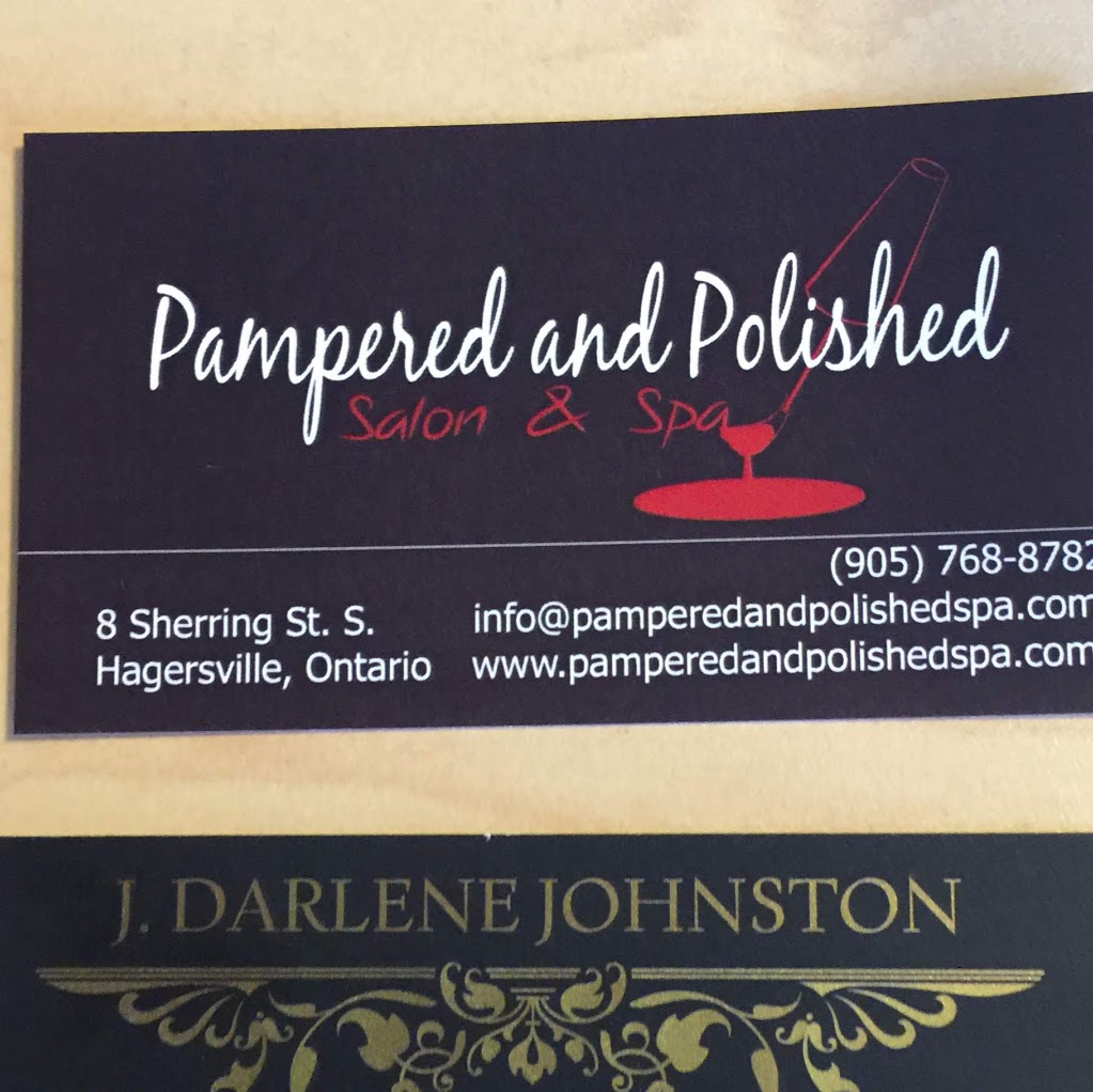 Pampered and Polished Salon and Spa | 8 Sherring St S, Hagersville, ON N0A 1H0, Canada | Phone: (905) 768-8782