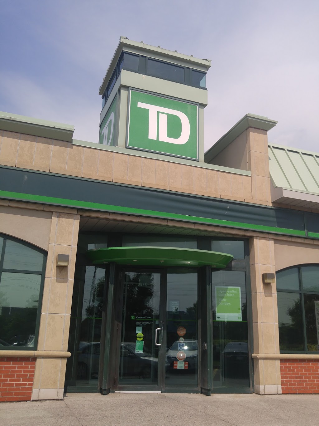 TD Canada Trust Branch and ATM | 2955 Eglinton Ave W, Mississauga, ON L5M 6J3, Canada | Phone: (905) 569-3400