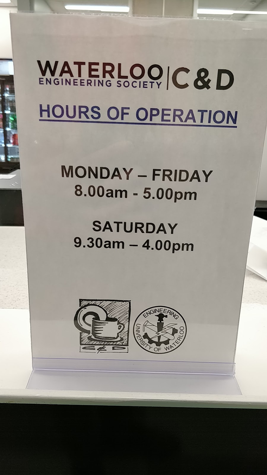 University of Waterloo Engineering Society E7 Coffee and Donuts | Waterloo, ON N2L 3G1, Canada